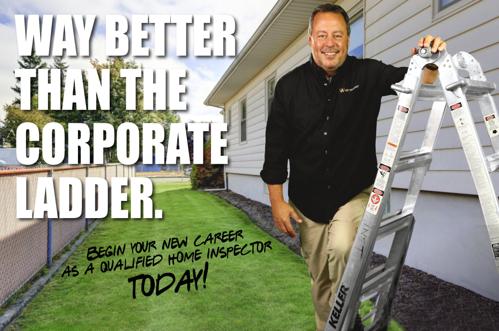 Home Inspector Inspecting Brick House