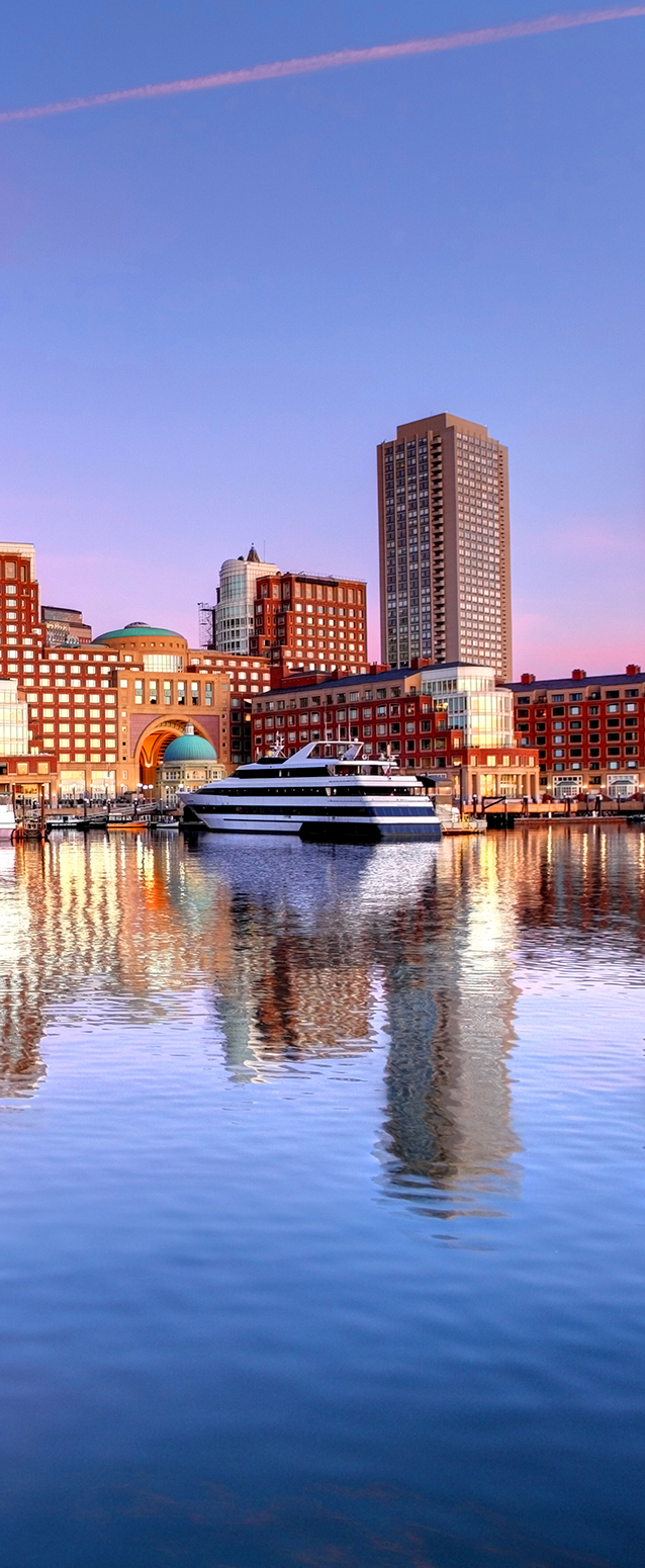 Massachusetts bay and skyline 